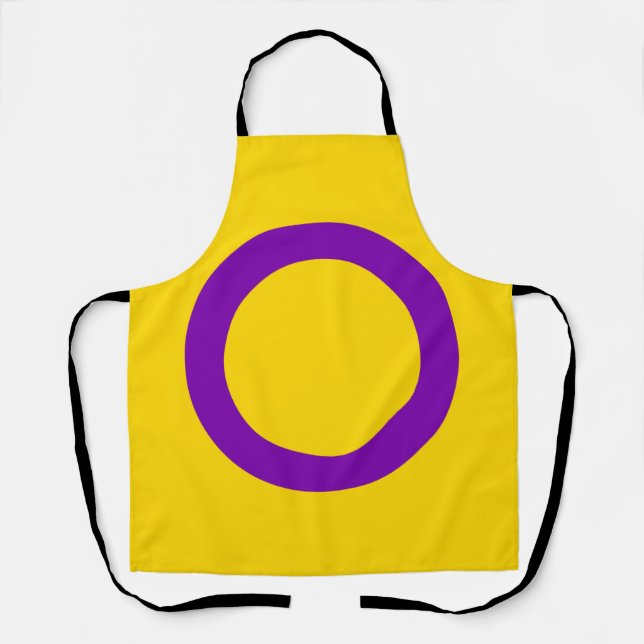Intersex Pride Flag Apron (Front)