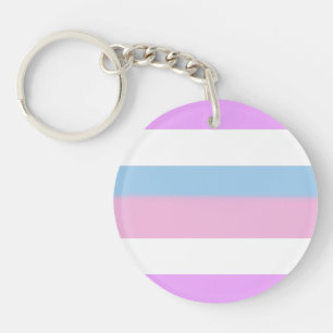 Intersex Pride Flag Key Ring