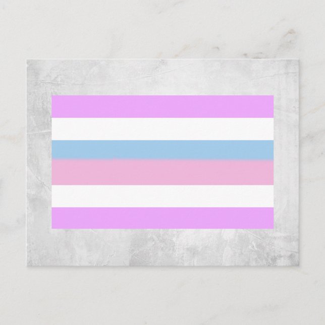 Intersex Pride Flag Postcard (Front)