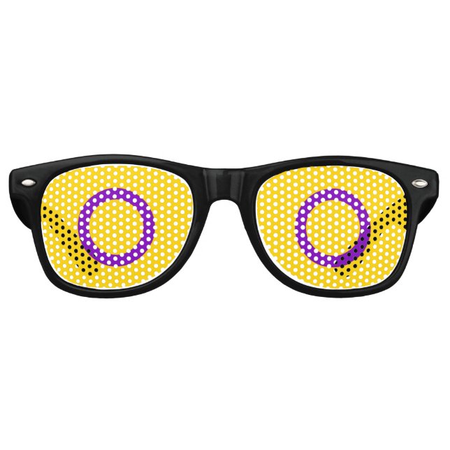 Intersex Pride Flag Sunglasses (Front)