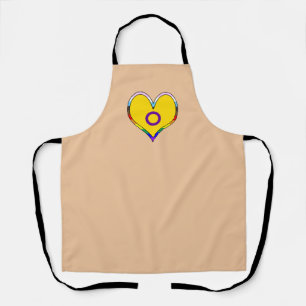 Intersex Pride Heart Apron