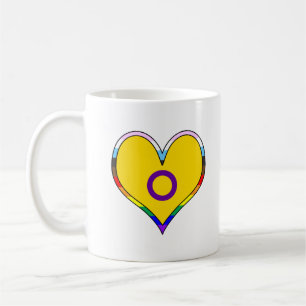 Intersex Pride Heart Coffee Mug