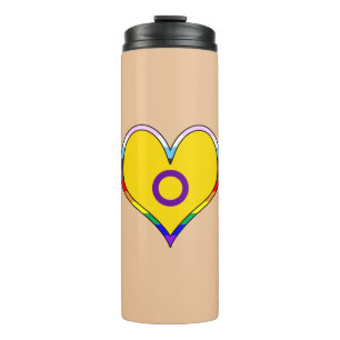 Intersex Pride Heart Thermal Tumbler