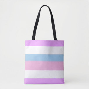 Intersex Pride Stripes Tote Bag