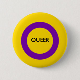 Intersex Queer Pride Button