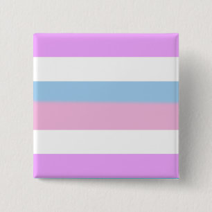 INTERSEXED PRIDE 15 CM SQUARE BADGE