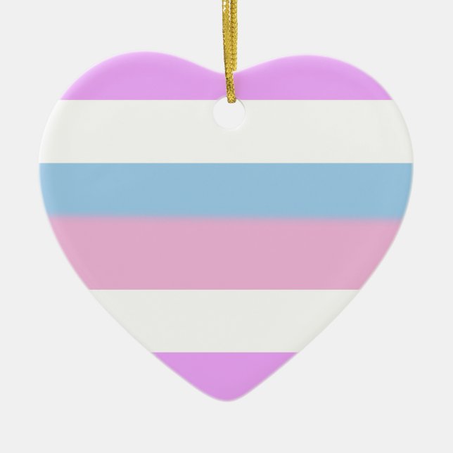 INTERSEXED PRIDE CERAMIC ORNAMENT (Front)