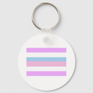 Intersexed Pride Flag Key Ring