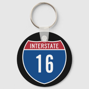 Interstate 16 key ring