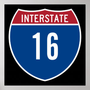 Interstate 16 poster