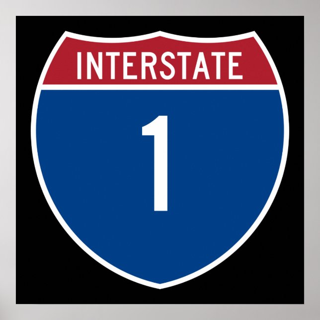 Interstate 1 poster (Front)