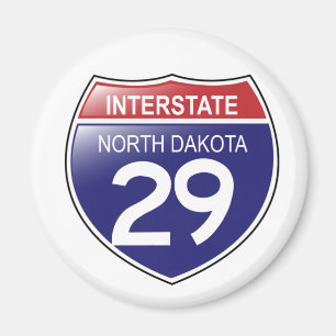Interstate 29 North Dakota Magnet