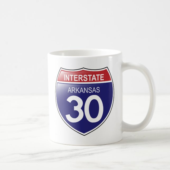 Interstate 30 in Arkansas Mug (Right)