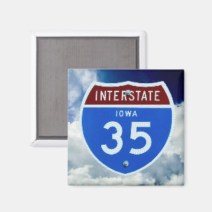 Interstate 35 Shield Magnet