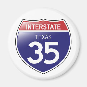 Interstate 35 Texas Magnet