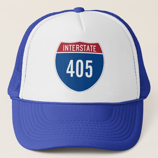Interstate 405 trucker hat (Front)