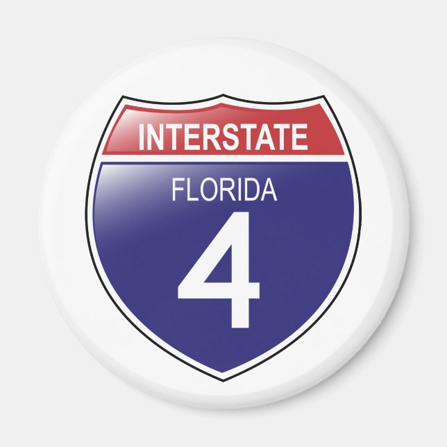 Interstate 4 Florida Magnet (Front)