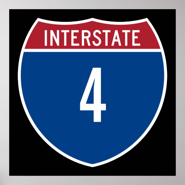 Interstate 4 poster (Front)