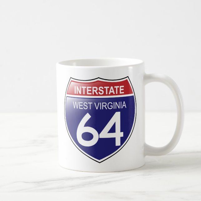 Interstate 64 in West Virginia Mug (Right)