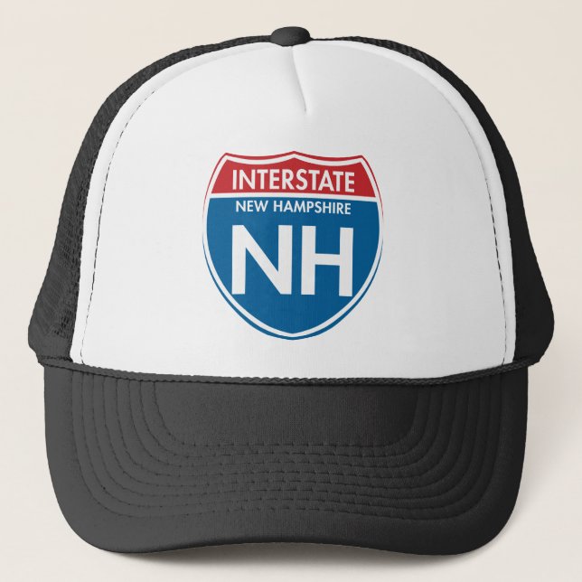 Interstate New Hampshire NH Trucker Hat (Front)