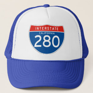 Interstate Sign 280 - California Trucker Hat