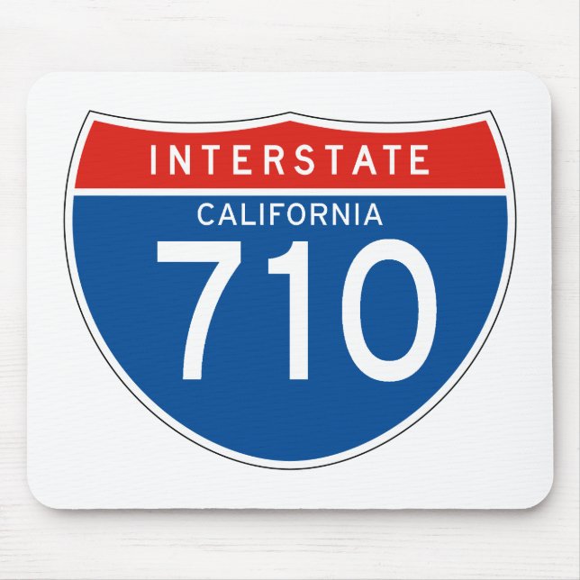 Interstate Sign 710 - California Mouse Pad (Front)