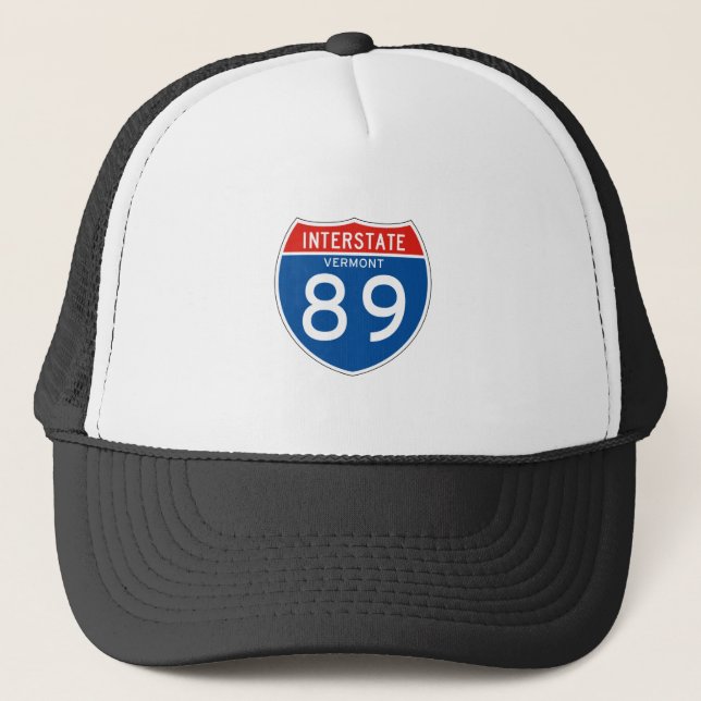Interstate Sign 89 - Vermont Trucker Hat (Front)