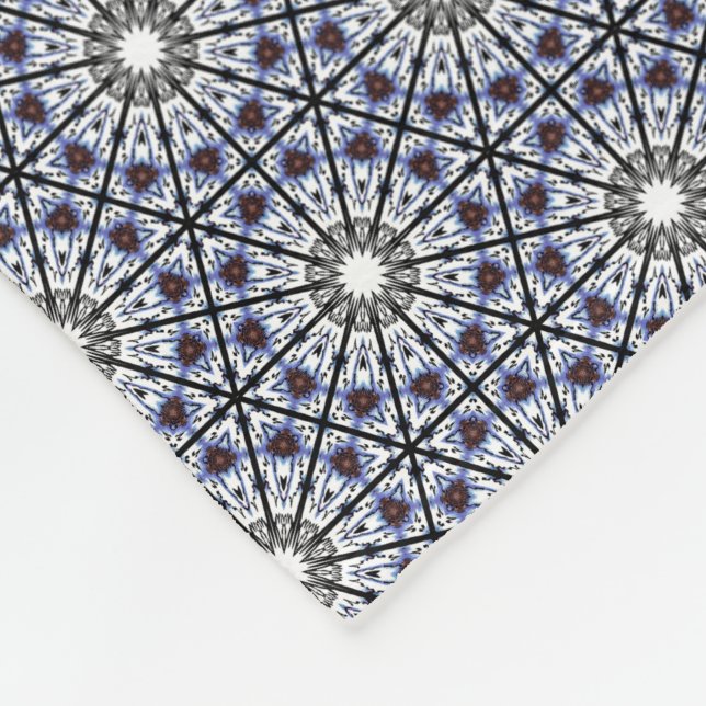 Interstellar Explosion  Fleece Blanket (Corner)