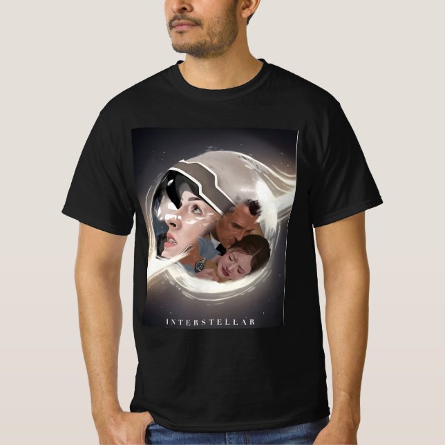 " Interstellar movie " T-Shirt (Front)