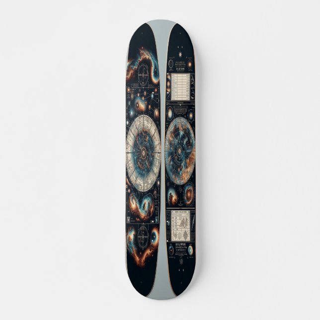  Interstellar Navigator's Chart Skateboard (Front)