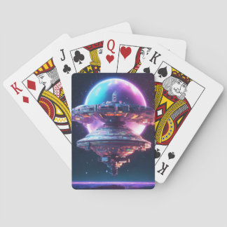 Interstellar spaceship  playing cards