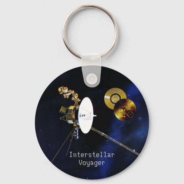 Interstellar Voyager Spacecraft Key Ring (Front)