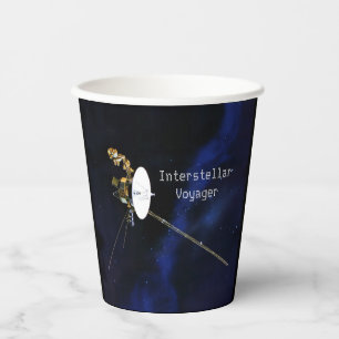 Interstellar Voyager Spacecraft Paper Cups