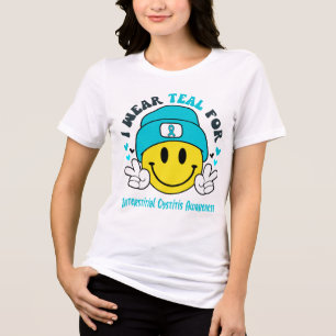 Interstitial Cystitis Awareness Ribbon Support Tri-Blend Shirt
