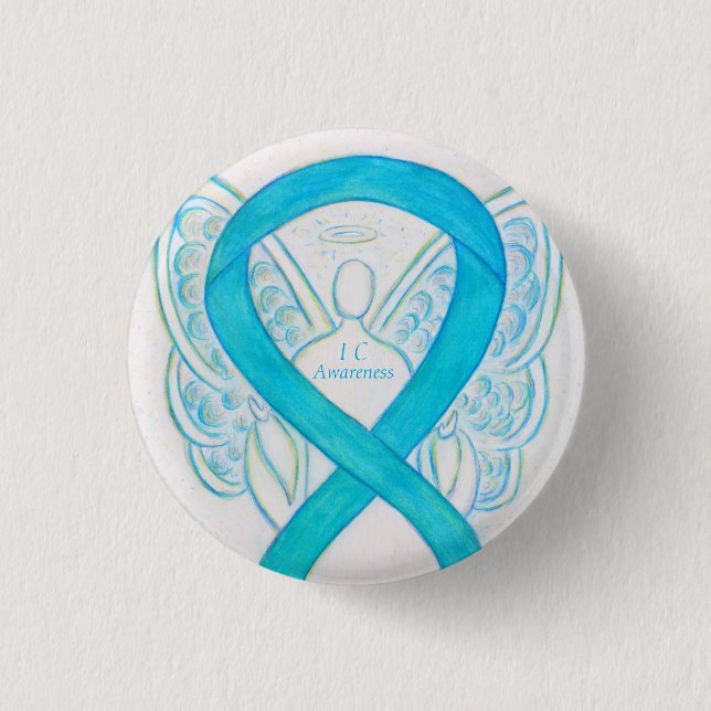 Interstitial Cystitis (IC) Awareness Ribbon Pin (Front)