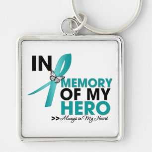 Interstitial Cystitis Tribute In Memory of My Hero Key Ring