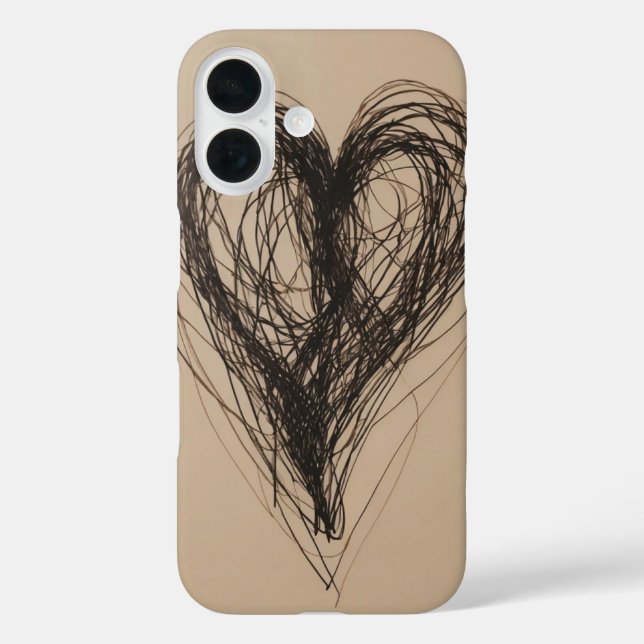 Intertwined Hearts Case-Mate iPhone Case (Back)