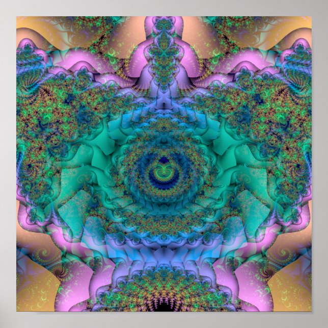 Intertwining (12" x 12") Art Print Poster (Front)