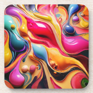 Intertwining Abstract Bubbles Coaster