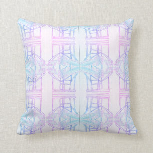 Intertwining Abstract (Raspberry) Cushion