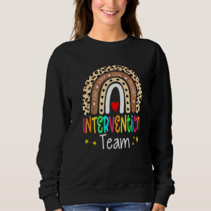 Intervention Teacher Specialist Squad Para Interve Sweatshirt