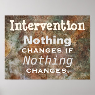 Intervention: Thought for the Day Poster