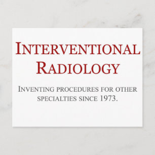 Interventional Radiology Postcard