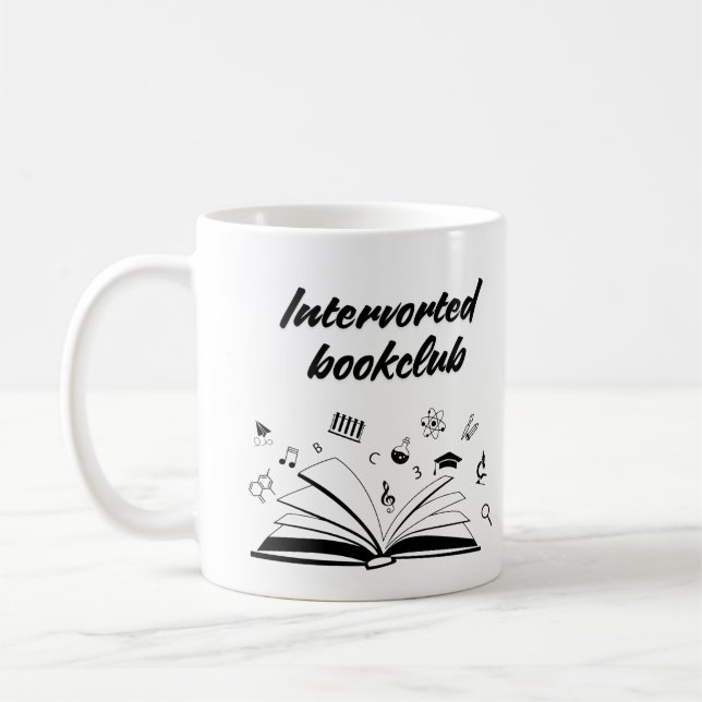 Intervorted bookclub coffee mug (Left)
