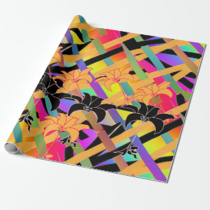  Interwoven Floral Wrapping Paper