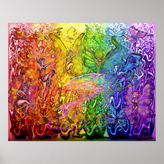 Interwoven Magic Rainbow Poster (Front)