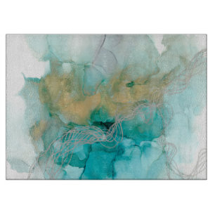 Interwoven Metallics Cutting Board