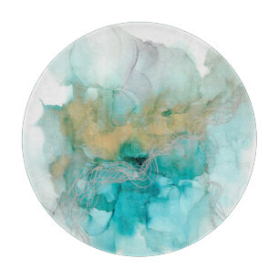 Interwoven Metallics Cutting Board