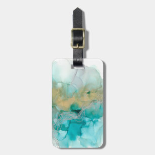 Interwoven Metallics Luggage Tag