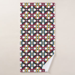 Interwoven Rings Bath Towel